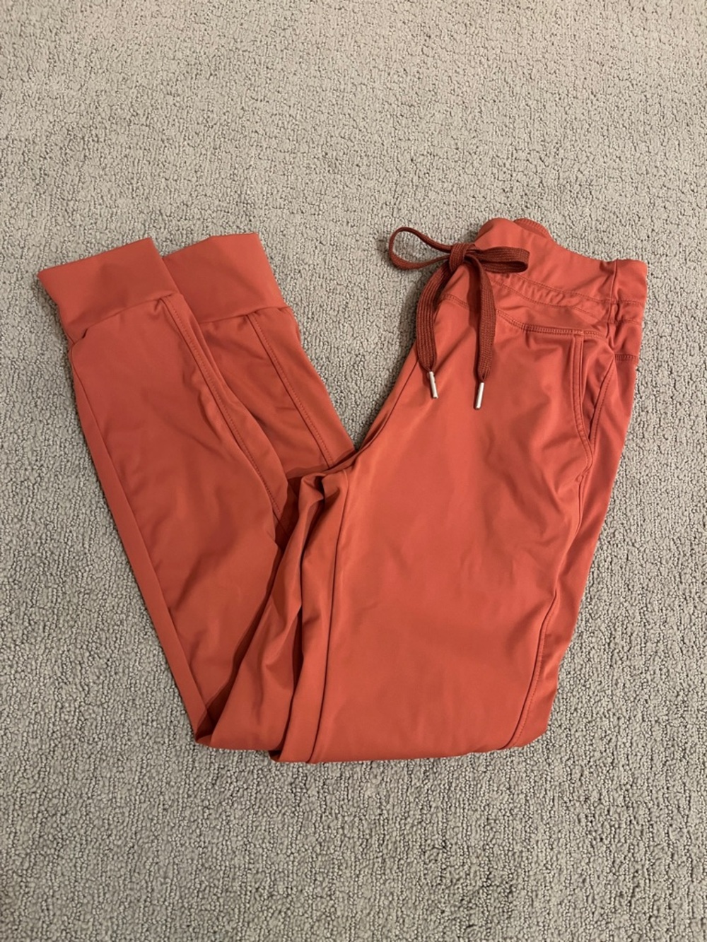 🩷 Cloudful Air High Waisted Drawstring Side Pocket Plain Full Length Joggers - Picture 2 of 7